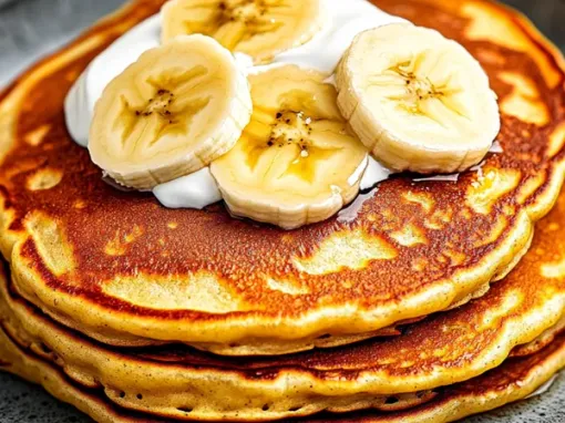 Фото: Бананові млинці з вівсянкою без борошна