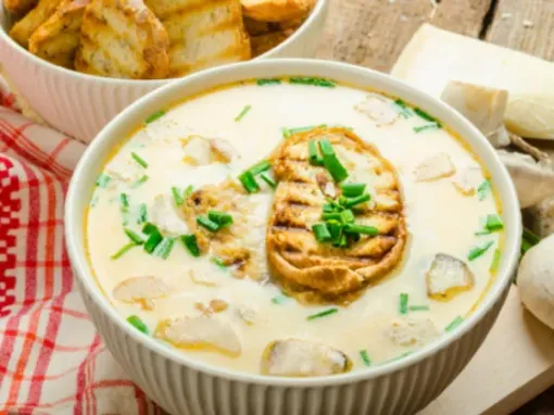 Чеський часниковий суп