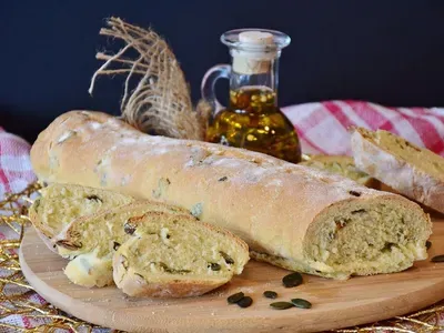 Чіабата з цибулею