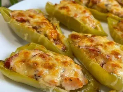 Фаршировані перці (запечені)