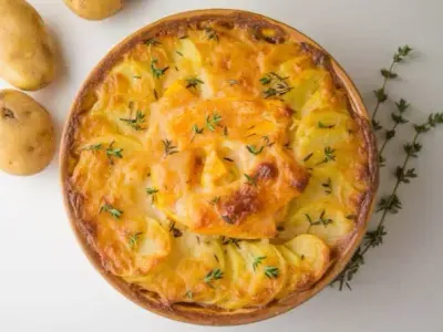 Фото: Гарбузовий гратен з соусом бешамель