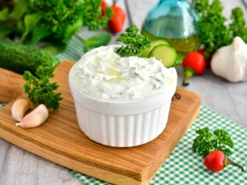 Фото: Класичний соус дзадзикі (грецький цацикі)