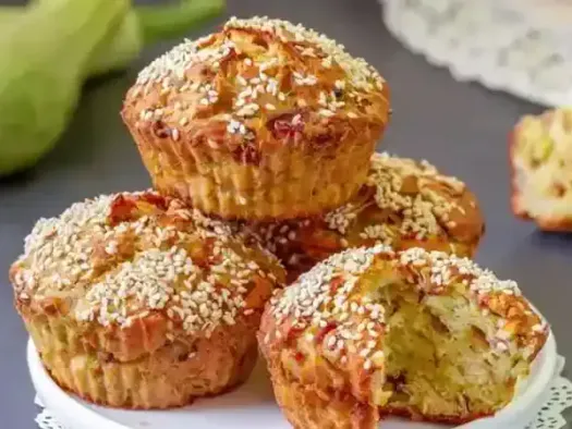 Кабачкові мафіни з беконом