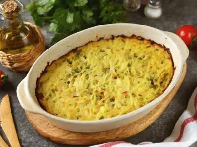 Фото: Картопляна бабка з фаршем