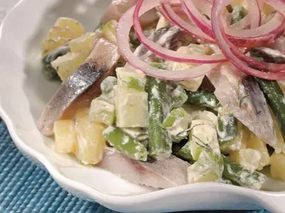 Фото: Картопляний салат з оселедцем