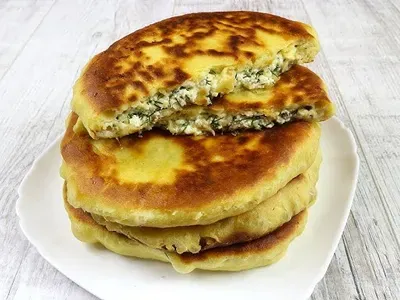 Кефірно-сирні коржі з кропом