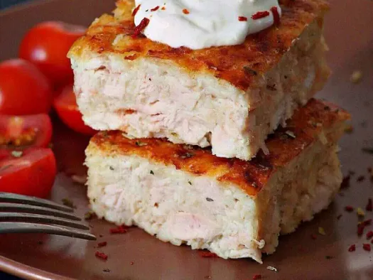 Куряча запіканка з сиром