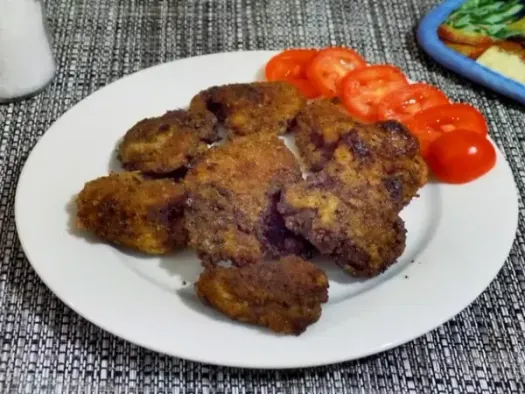 Хрусткі курячі сердечка в клярі