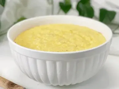 Європейська, Гарніри, Кукурудзяна каша на молоці