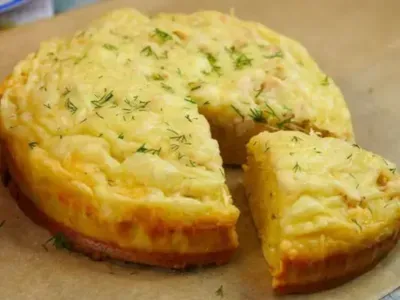 Легкий курячий пиріг