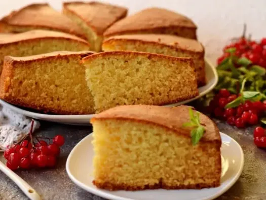 Сирний манник на кефірі в духовці (П'ятисклянник)