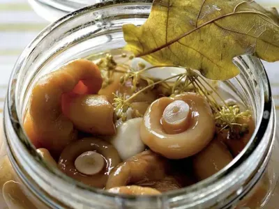 Мариновані печериці швидкого приготування