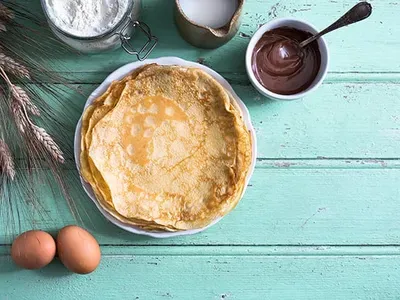 Млинці на кефірі