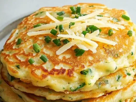 Оладки з твердим сиром на кефірі