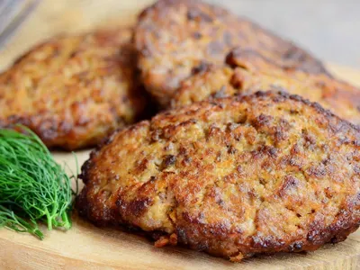 Оладки з курячої печінки