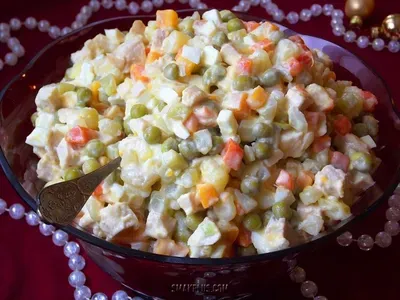 Фото: Олів'є з куркою