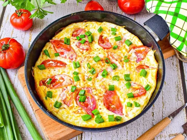 Омлет з овочами 