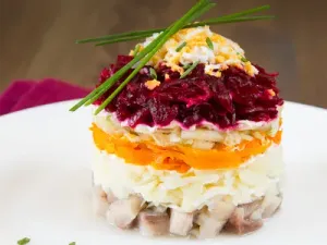 Оселедець під шубою з секретом