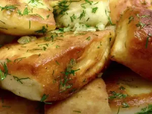 Пампушки на кефірі, без дріжджів
