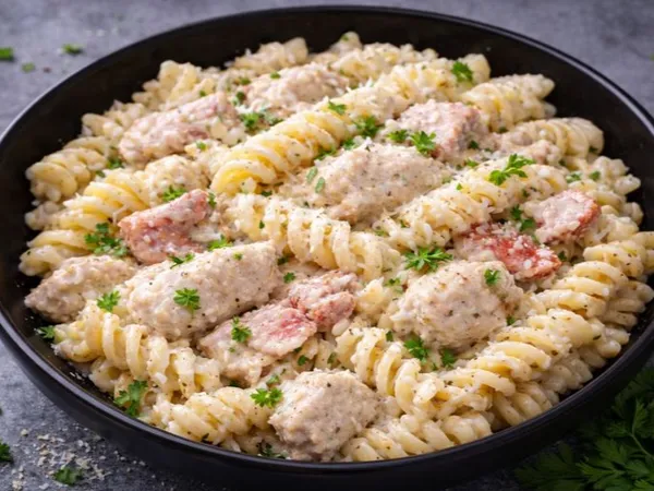 Паста з куркою по-домашньому