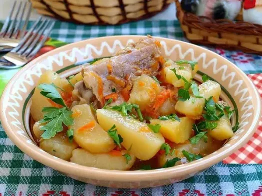 Печеня з куркою