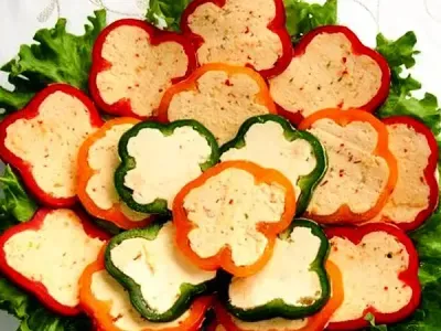 Перець фарширований курячою печінкою