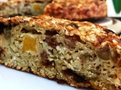 Фото: Вівсяний пиріг на сніданок