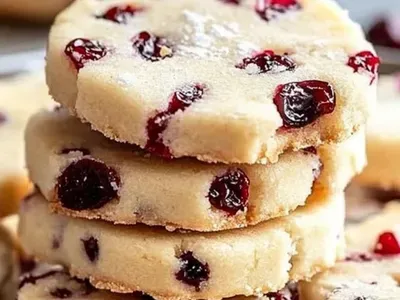 Пісочне печиво з журавлиною