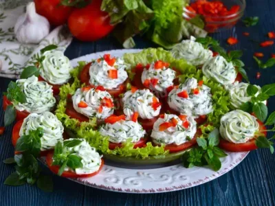 Фото: Помідорна закуска