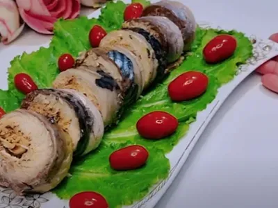 Рулет із скумбрії