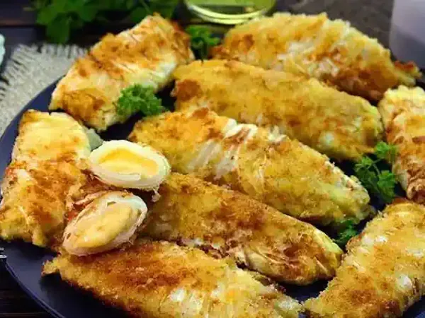 Рулетики з пекінської капусти та сиру