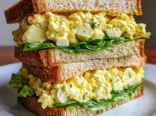 Фото: Сендвічі з яєчним салатом та зеленою цибулею