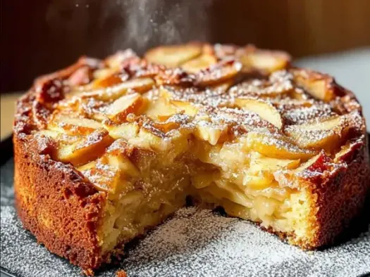 Шарлотка з грушами