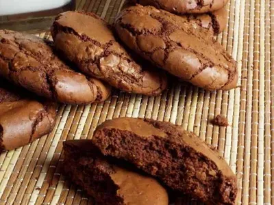 Шоколадне печиво з темним шоколадом і коричневим цукром