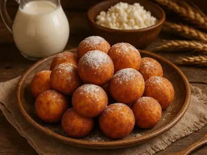 Фото: Ніжні сирні кульки з кисломолочного сиру