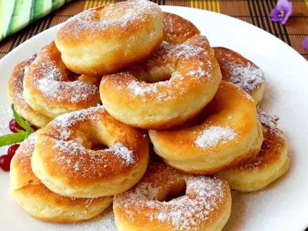 Сирні пончики, запечені в духовці