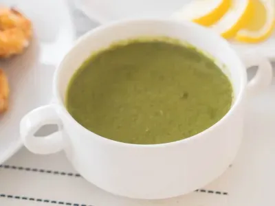 Фото: Суп-пюре зі шпинату