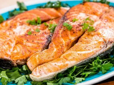 Стейк із лосося