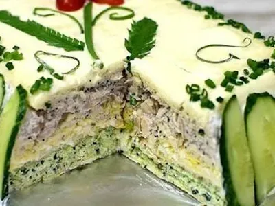 Фото: Торт-закуска