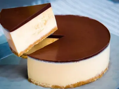 Торт "Пташине молоко" з суфле на агар-агарі