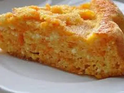 Фото: Сирна запіканка з морквою і вівсянкою в мікрохвильовці