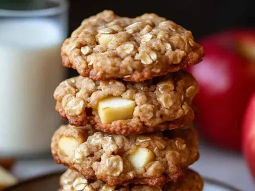 Фото: Вівсяне печиво з яблуками, горіхами та родзинками